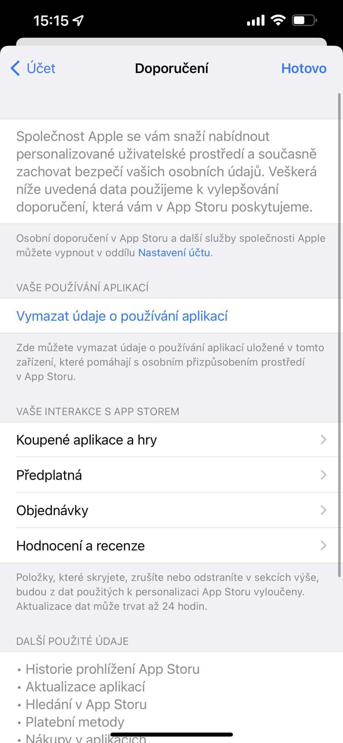 App Store 3 Aplikace a hry