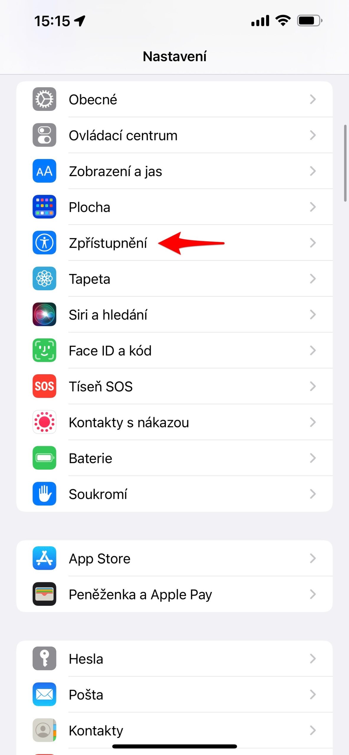 Klepnutí na záda 1