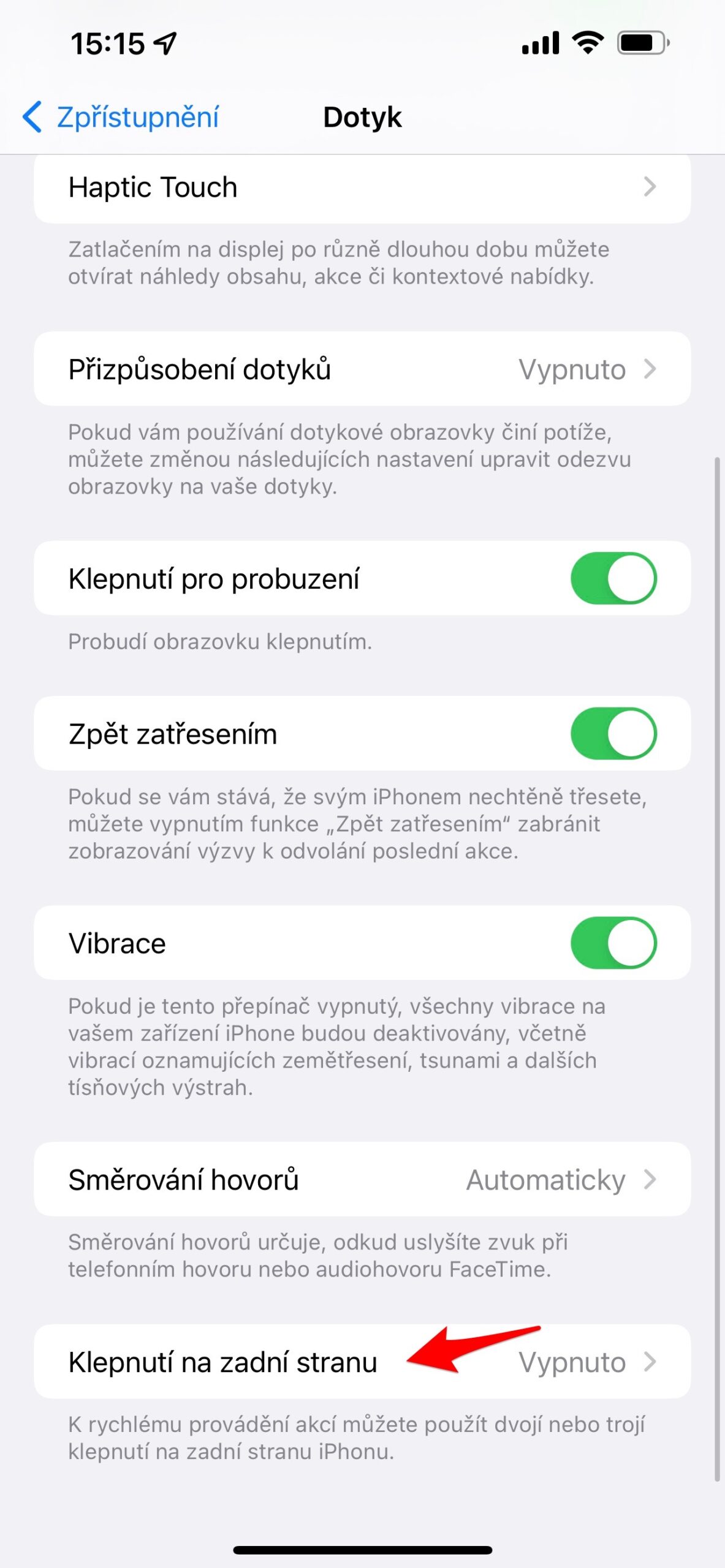 Klepnutí na záda 3
