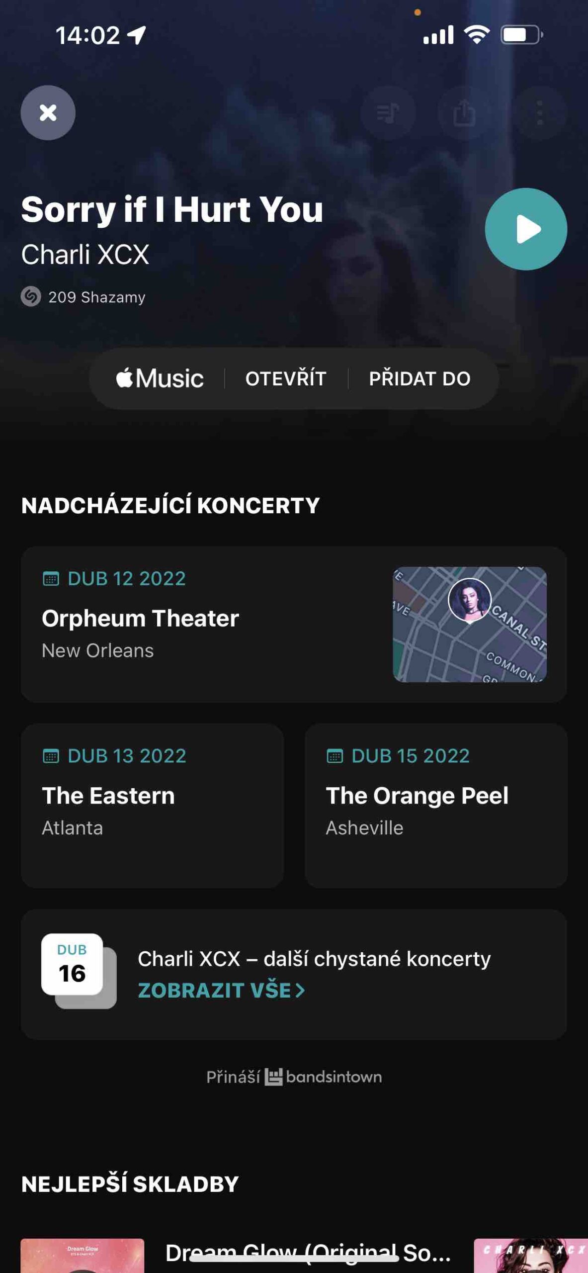 Shazam iOS 11