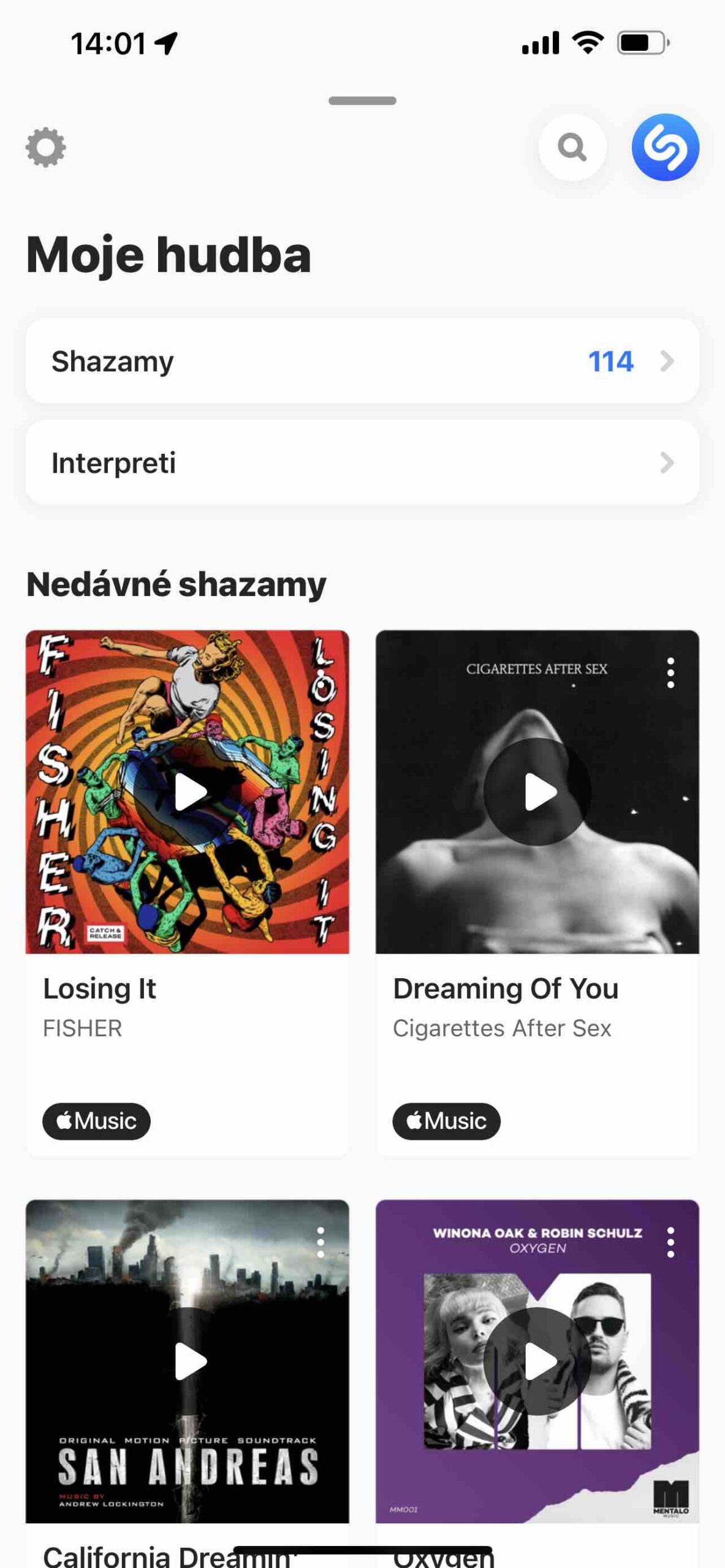 Shazam iOS 2