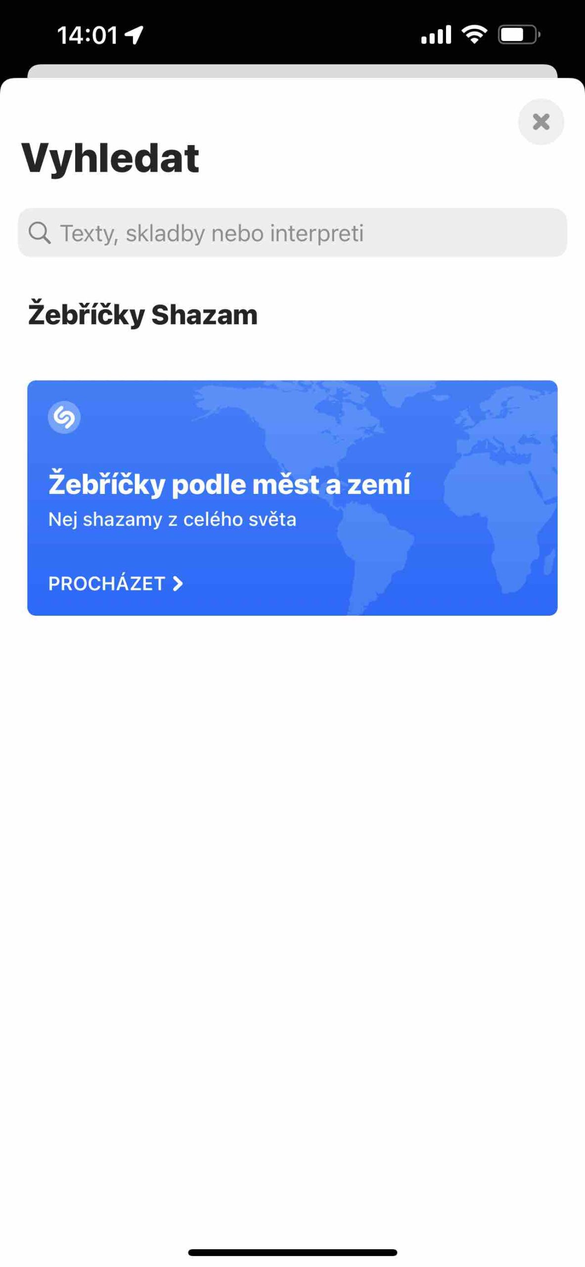 Shazam iOS 7