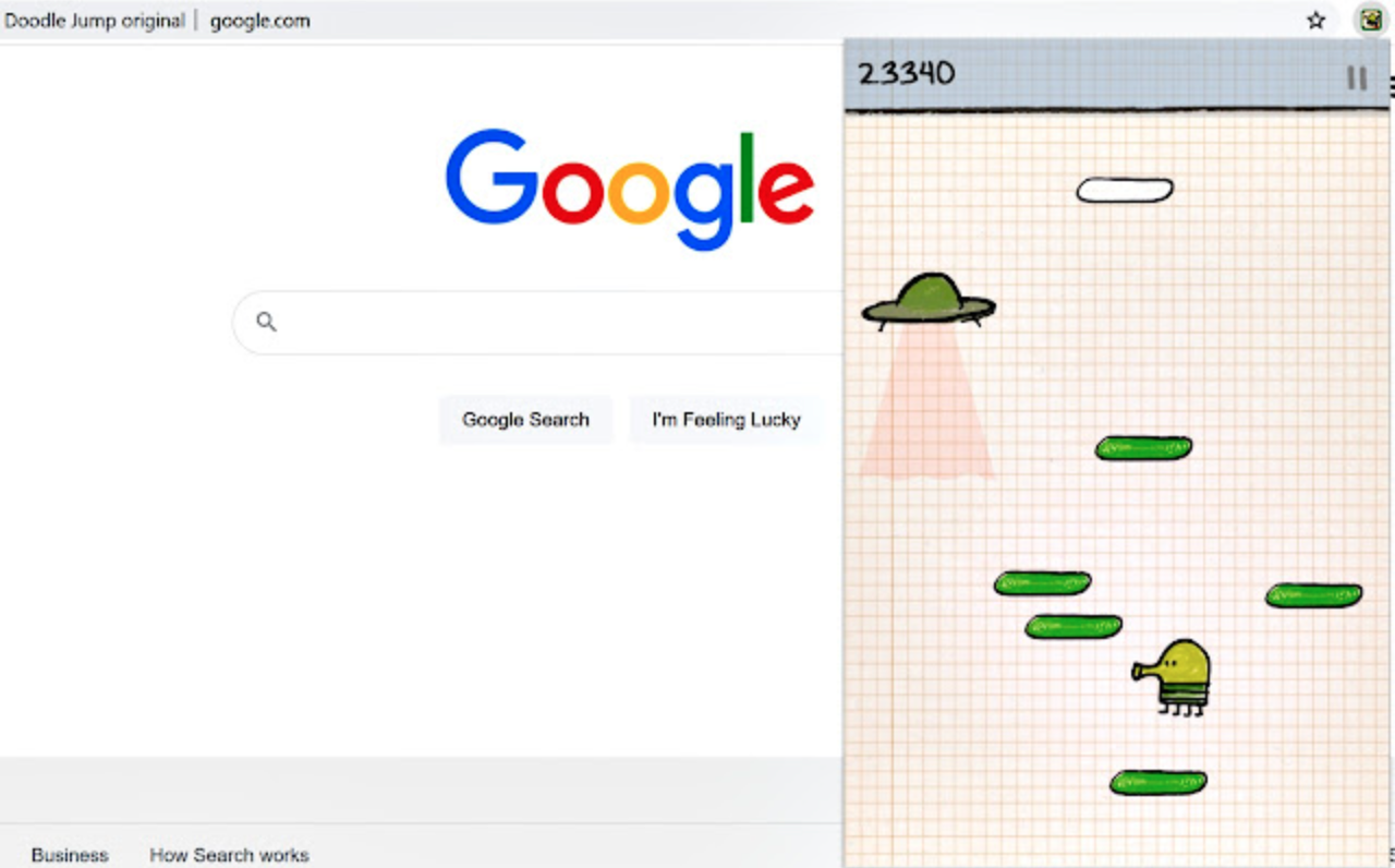 Doodle Jump original - Chrome Extension