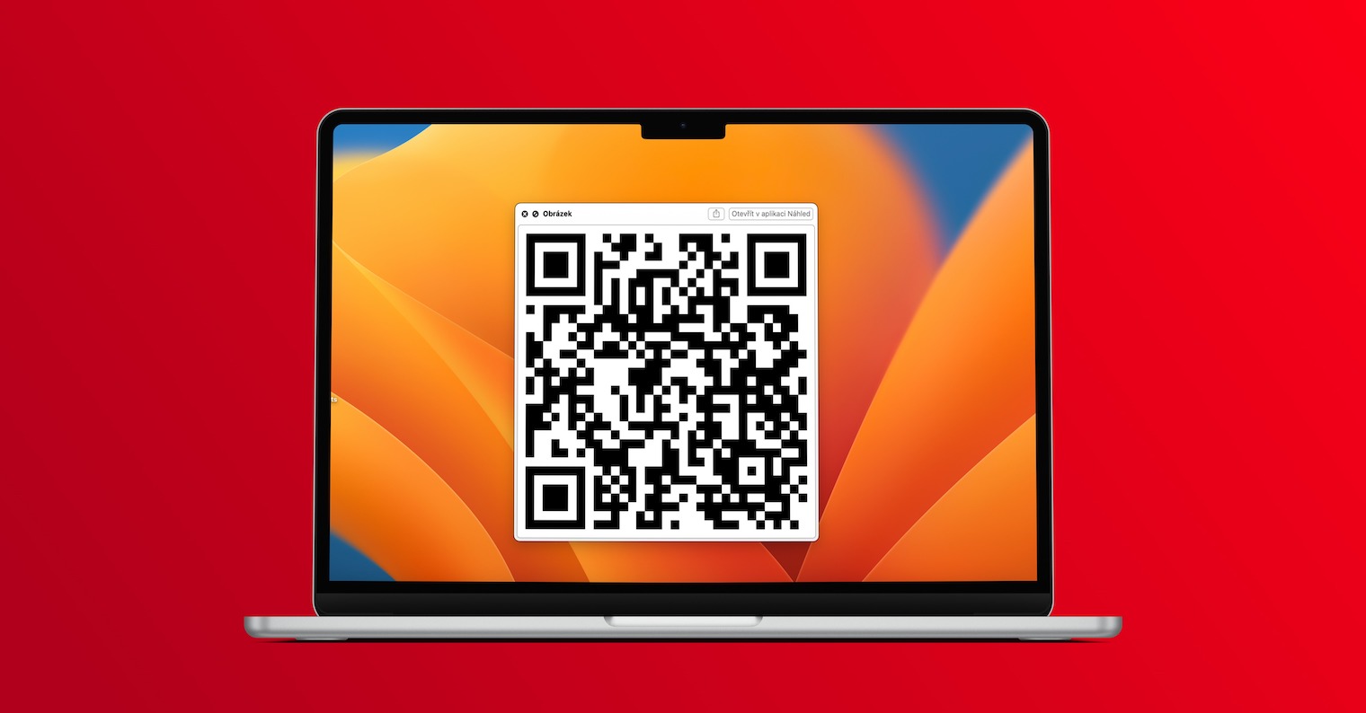 Zkratka pro generovani QR kodu Mac fb