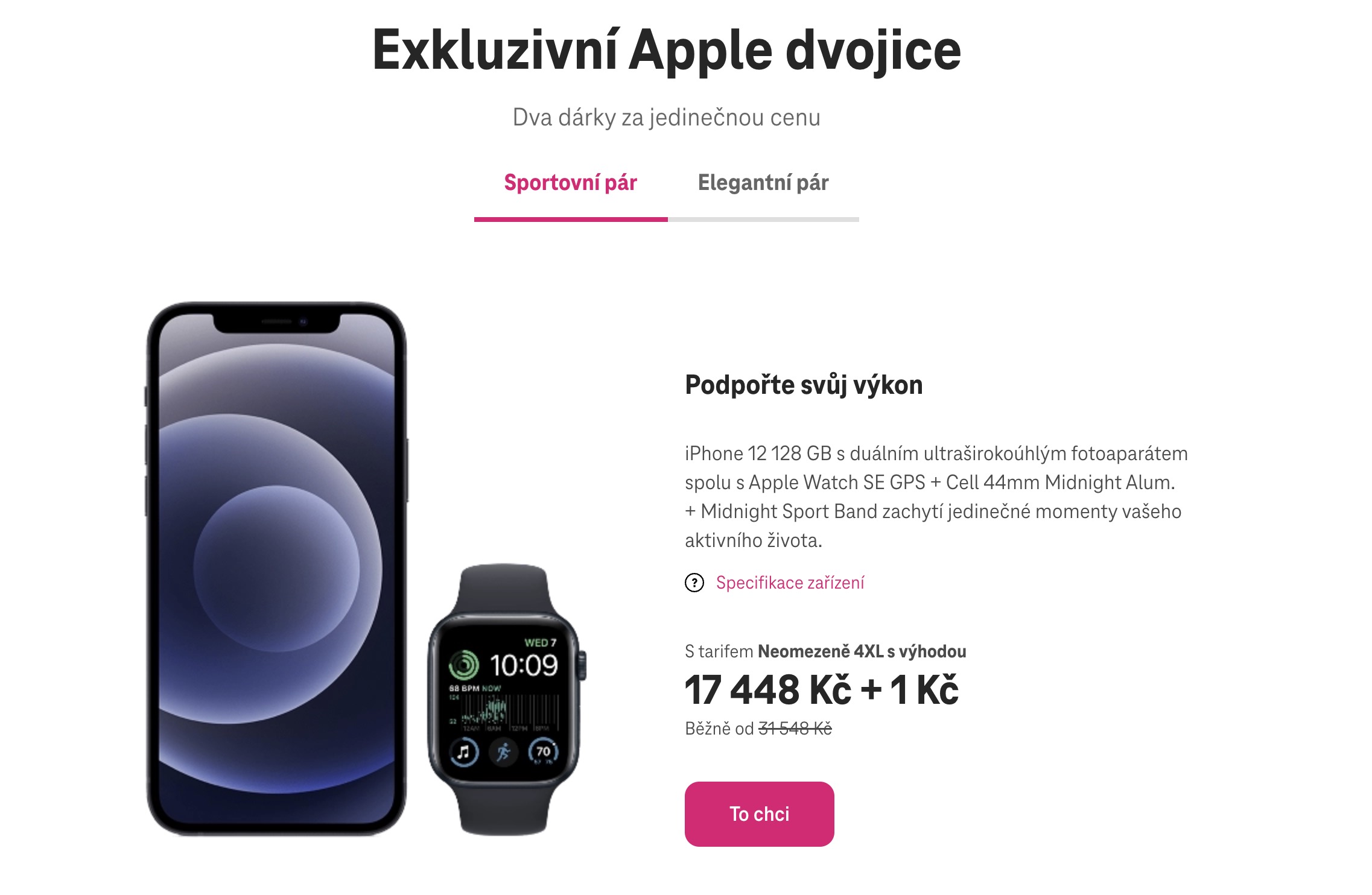 tmobile vanocni nabidka exkluzivni dvojice Vánoční nabídka u T-Mobile: Exkluzivní Apple dvojice