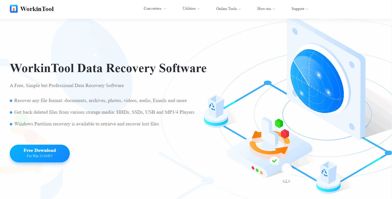 workintool data recovery app 1 WorkinTool Data Recovery