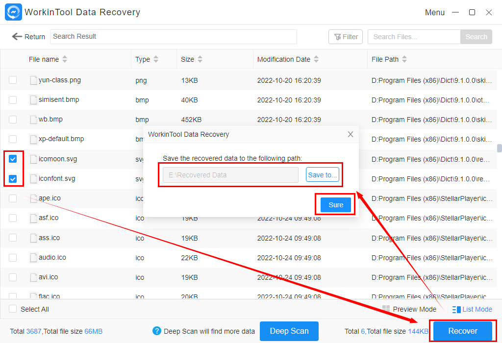 workintool data recovery app 5 WorkinTool Data Recovery