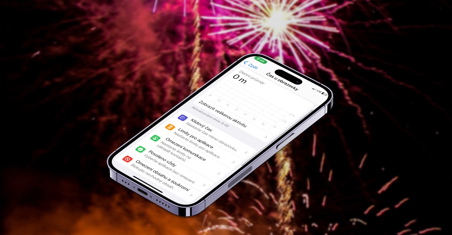 Novy rok cas u obrazovky iPhone 2023 fb