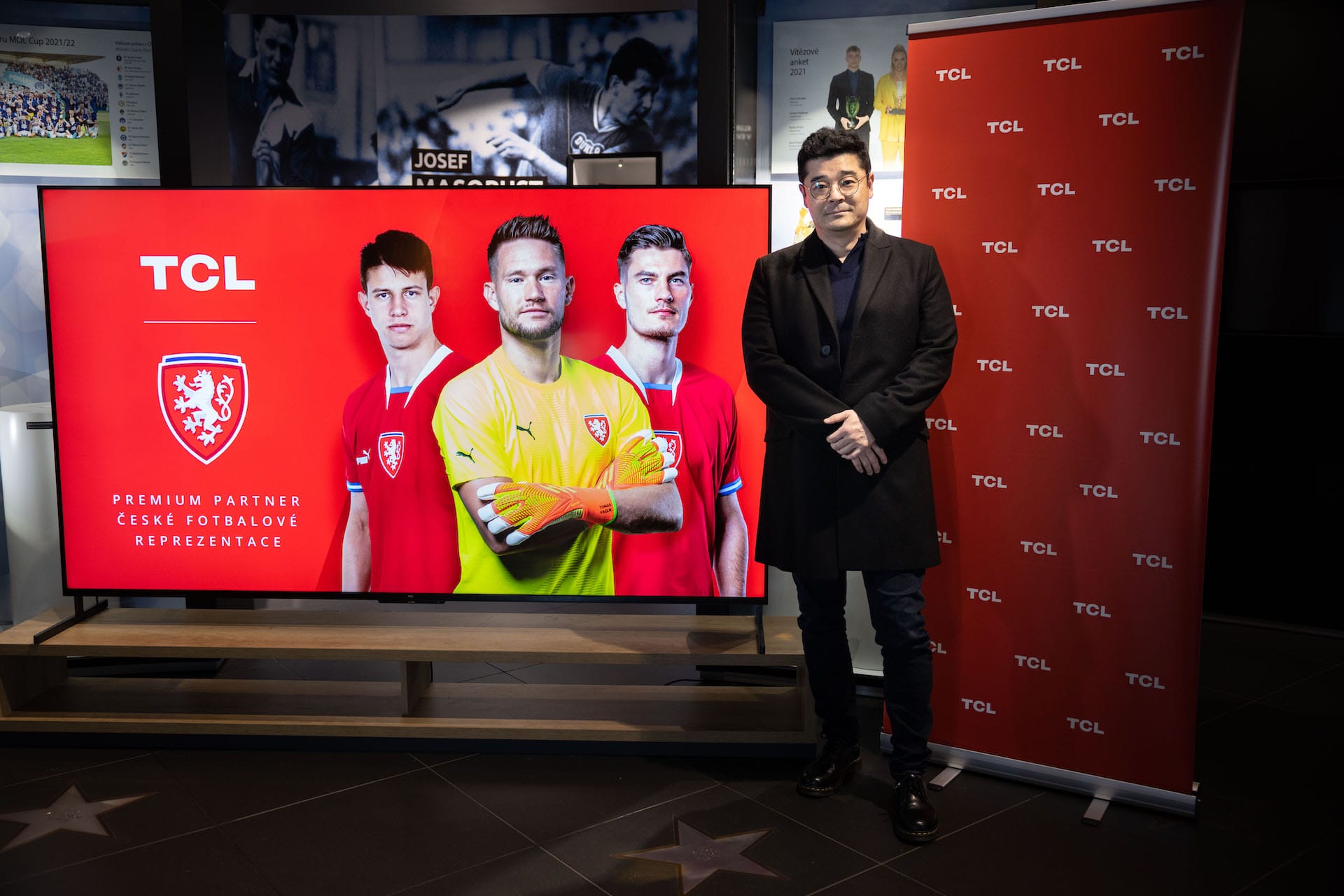Easton Kim TCL Marketing Director Europe TCL partnerství s českou fotbalovou reprezentací