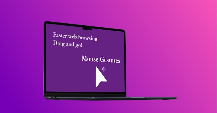 Mouse gestures Mac fb