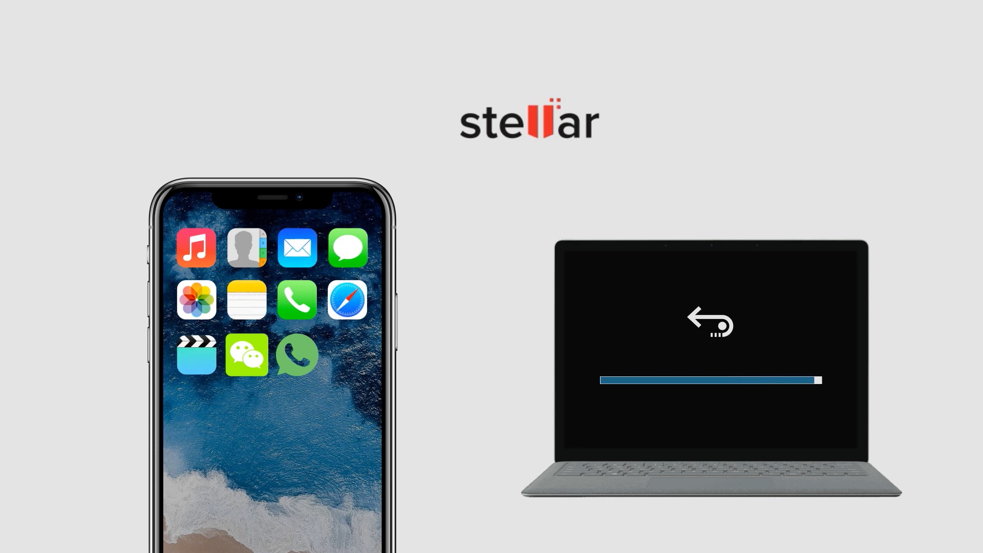 Stellar Data recovery for iPhone screen cover