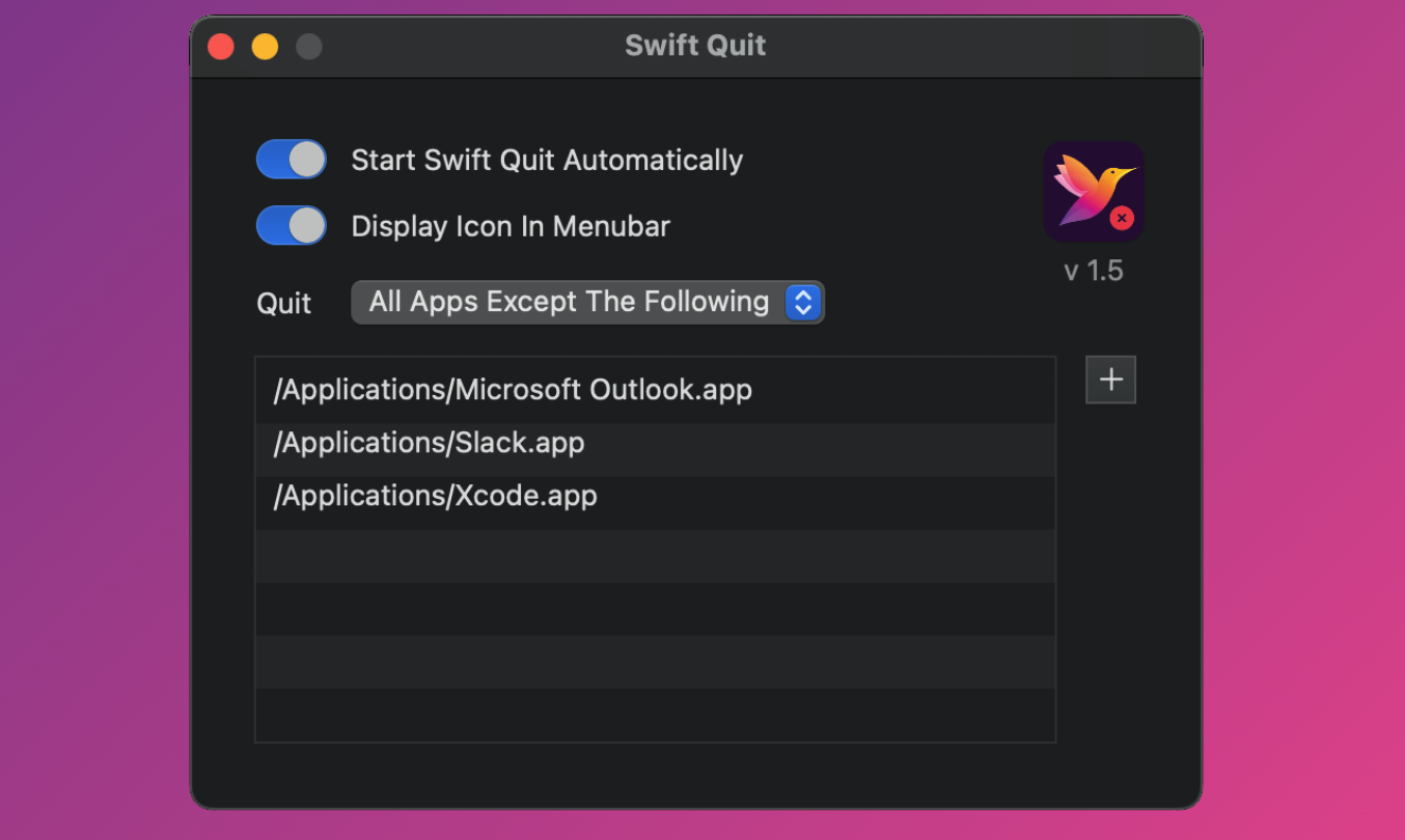 SwiftQuit SwiftQuit