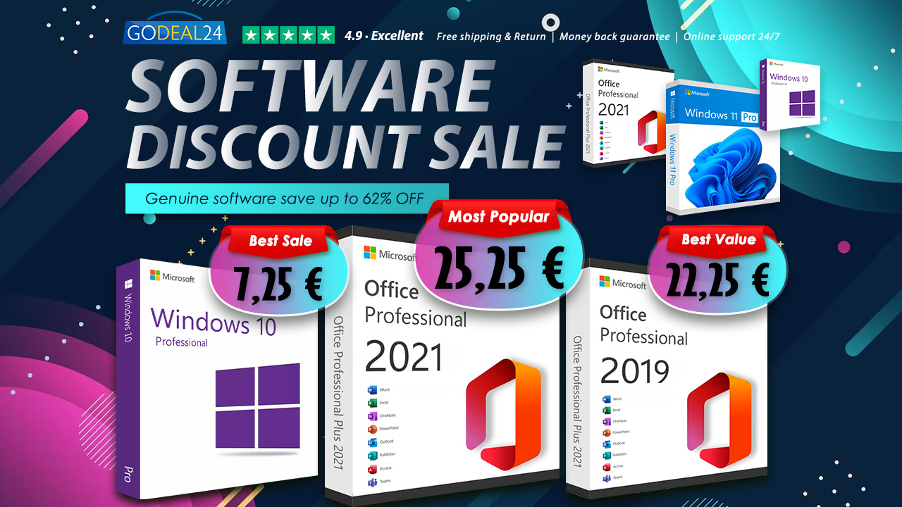 Купите Office 2021 Pro Plus всего за 25,25 евро. Godeal24 научит вас, как  его скачать, установить и активировать! – Jablíčkář.cz