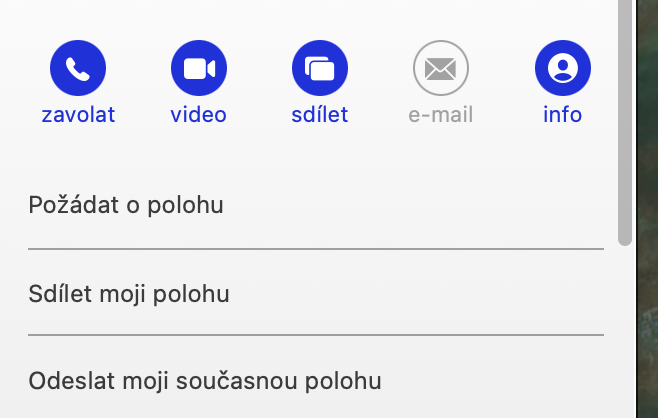 Zpravy macOS Sonoma sdileni polohy Zpravy macOS Sonoma sdileni polohy