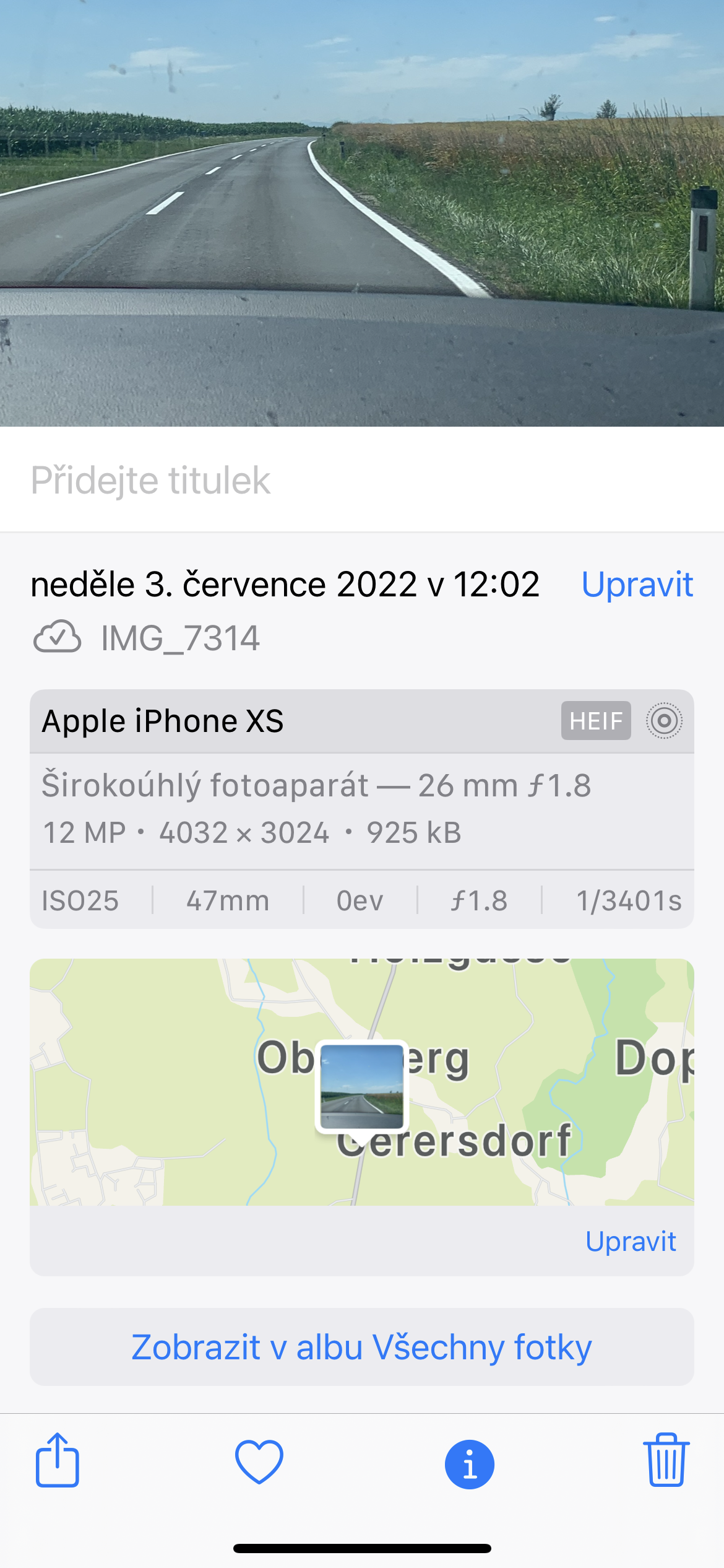 Jak na iPhonu zobrazit metadata snímku – Jablíčkář.cz