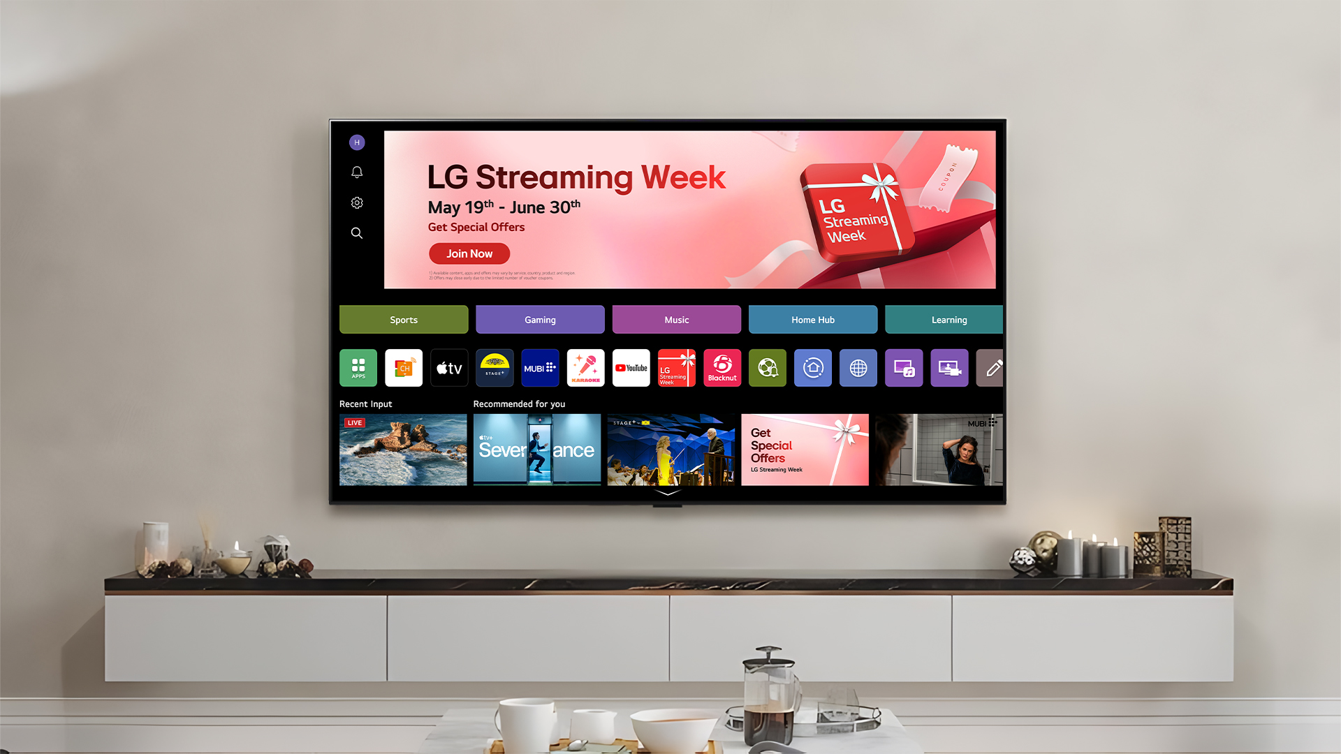 LG Streaming Week Lifestyle