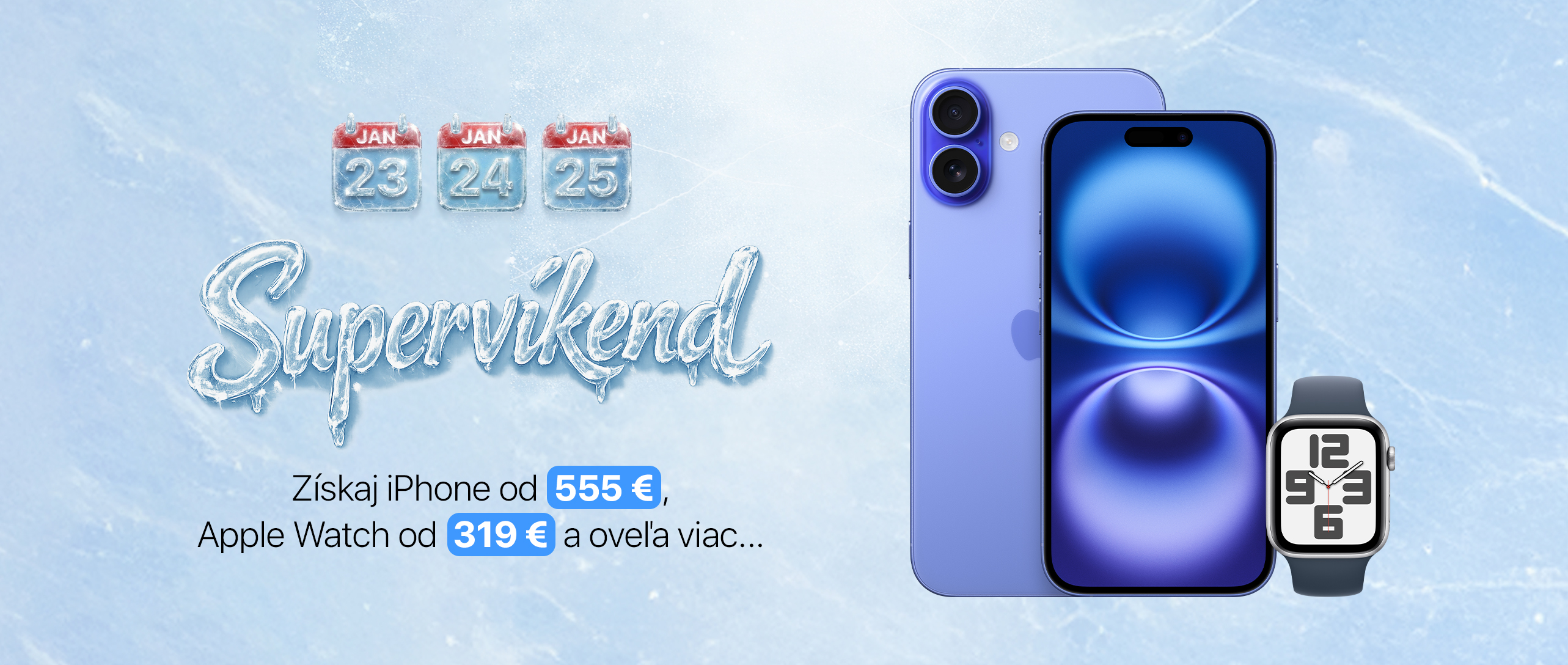 Q226 PR baner supervikend Jednoliaty dizajn