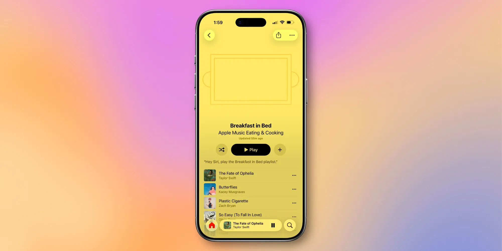ios 26 4 music playlist